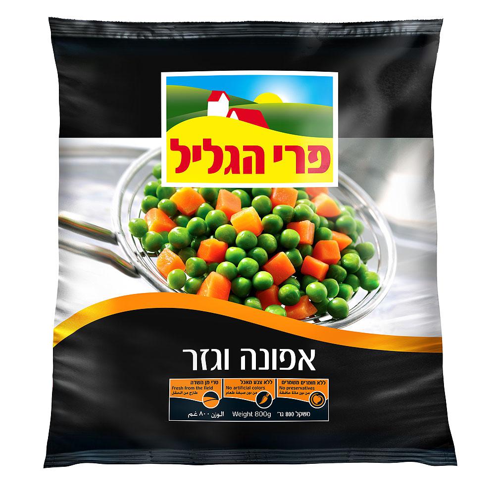 אפונה וגזר קפואים