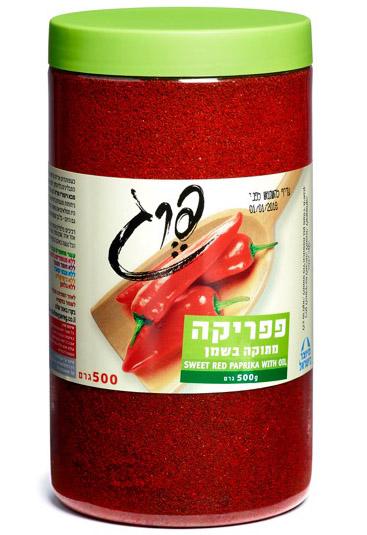 פפריקה מתוקה בשמן