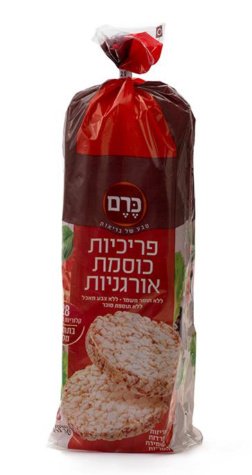 פריכיות כוסמת אורגנית ללא מלח