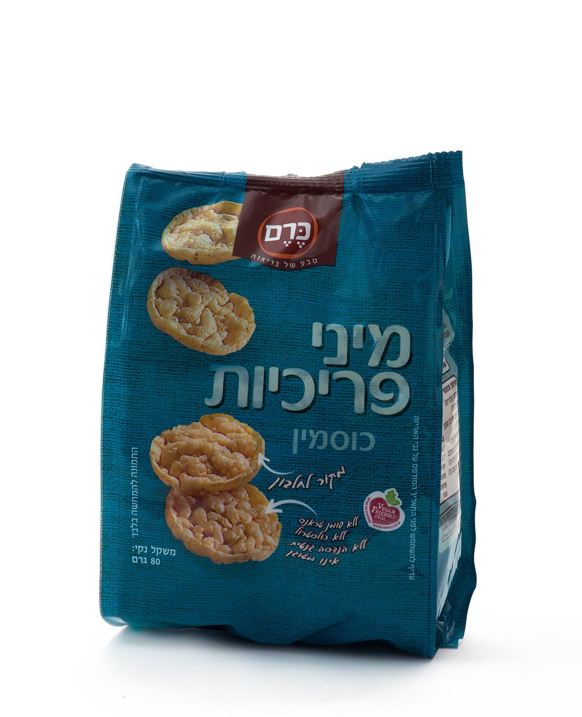 מיני פריכיות כוסמין