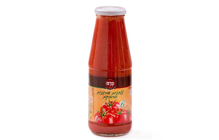 רוטב עגבניות אורגניות מרוסקות