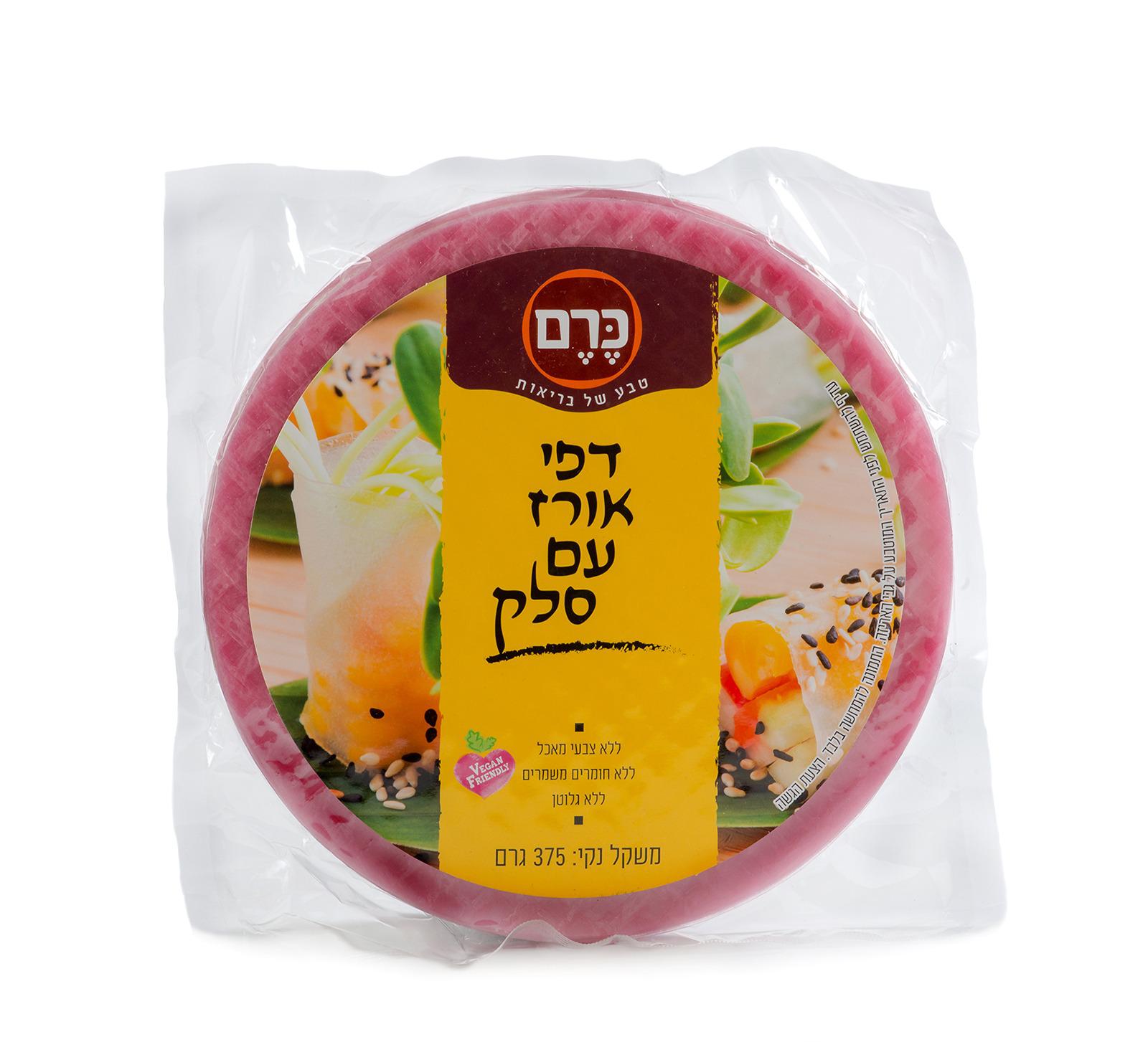 דפי אורז עם סלק 